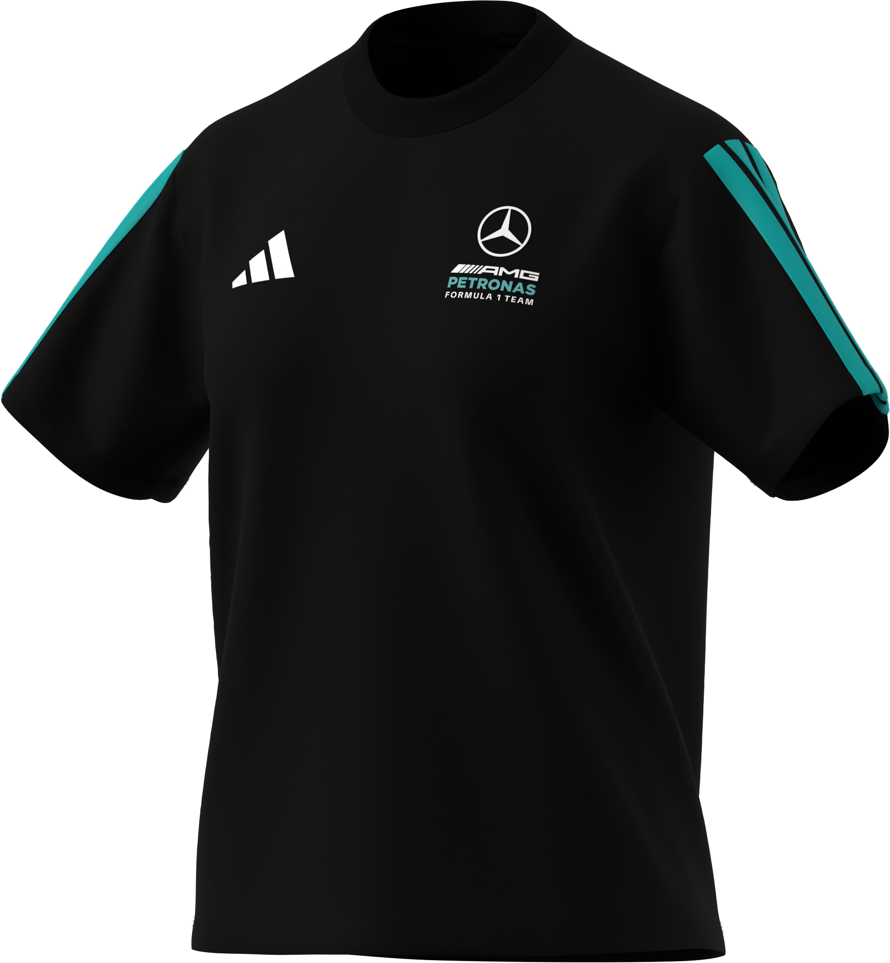 Dames-T-shirt, Mercedes-AMG F1 - zwart, M