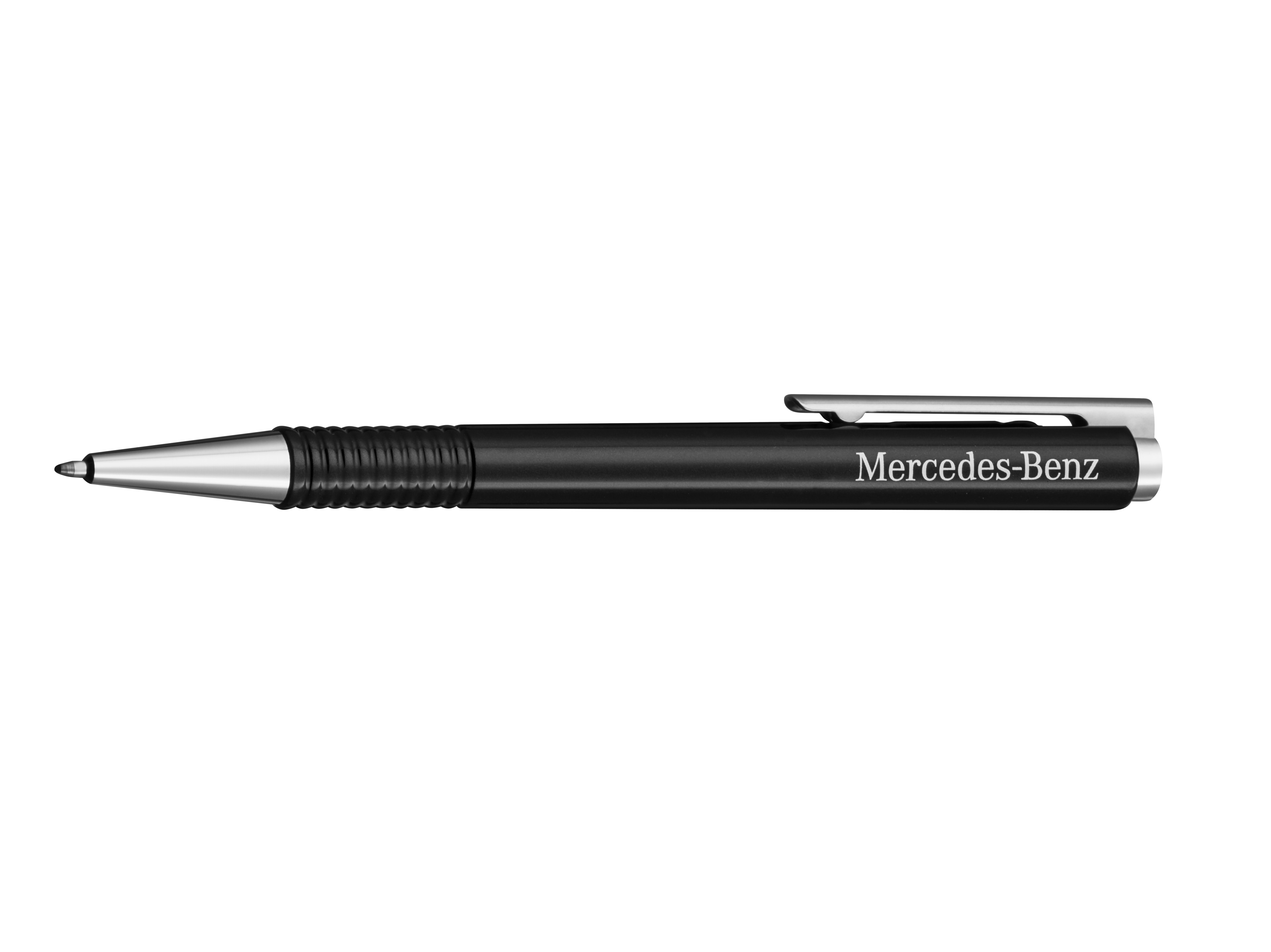 Kugelschreiber, LAMY logo - schwarz / silberfarben, Kunststoff / Edelstahl, Lamy