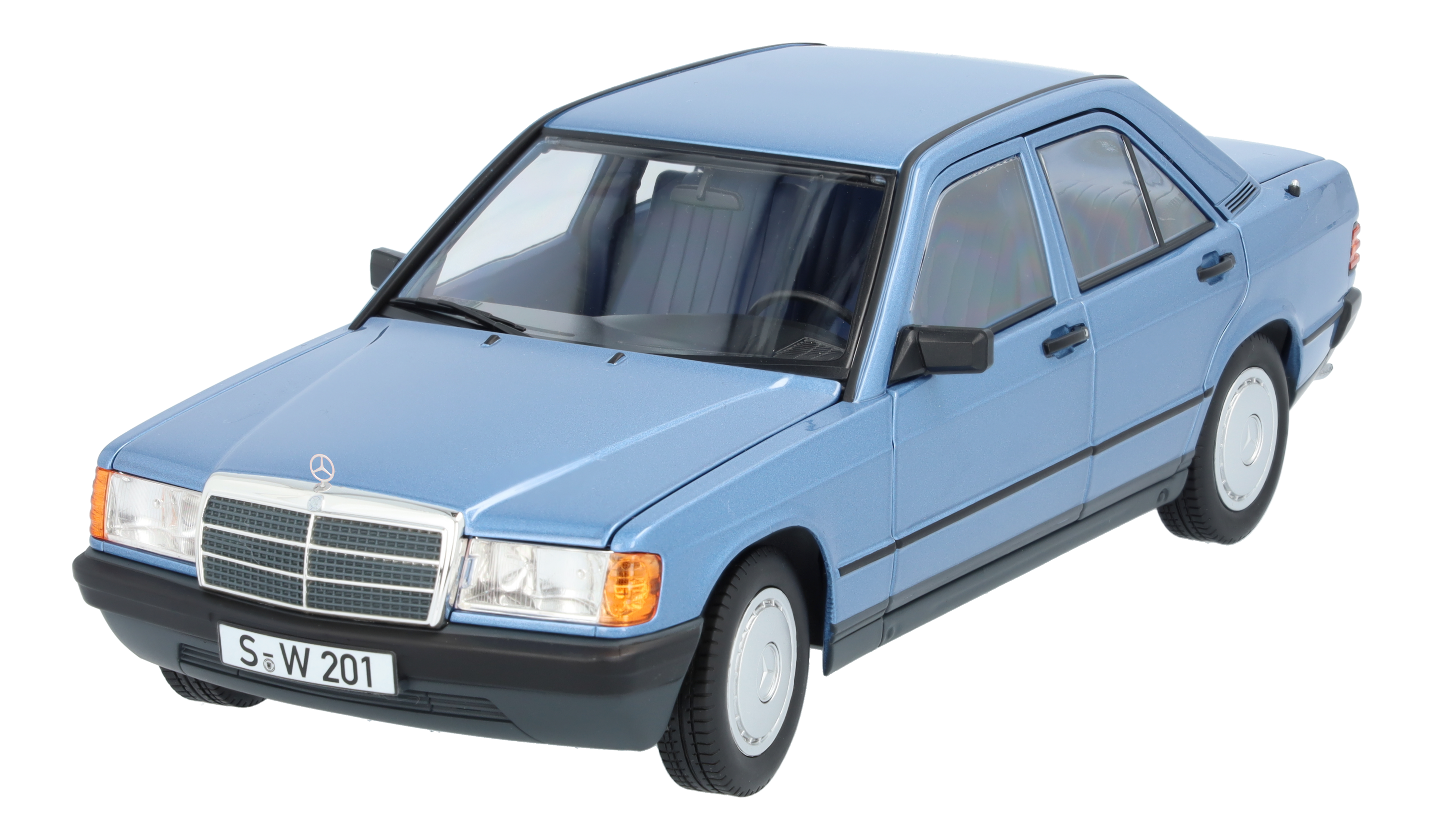 190 E W 201 (1982-1988) - horizonblauw, Norev, 1:18