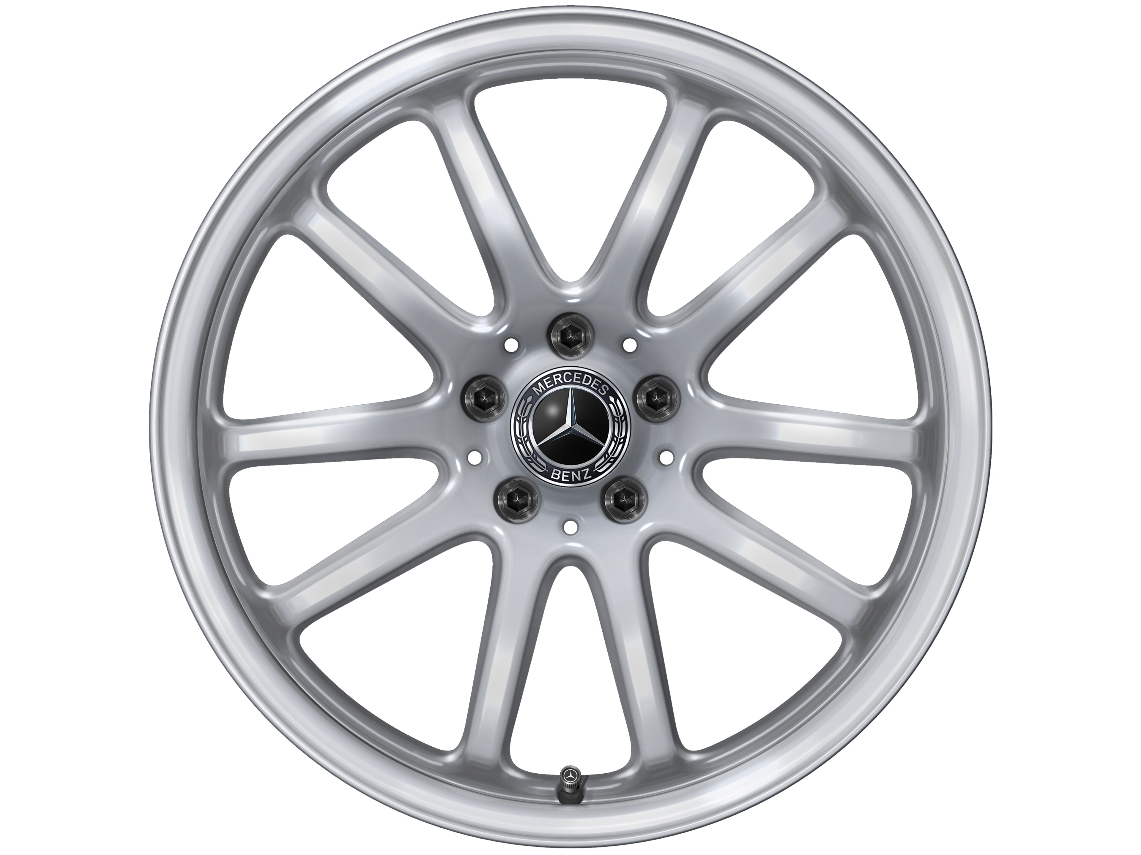 Multispaaks wiel, 48,3 cm (19 inch) - 8 J x 19 ET 30,5, Vanadiumzilver