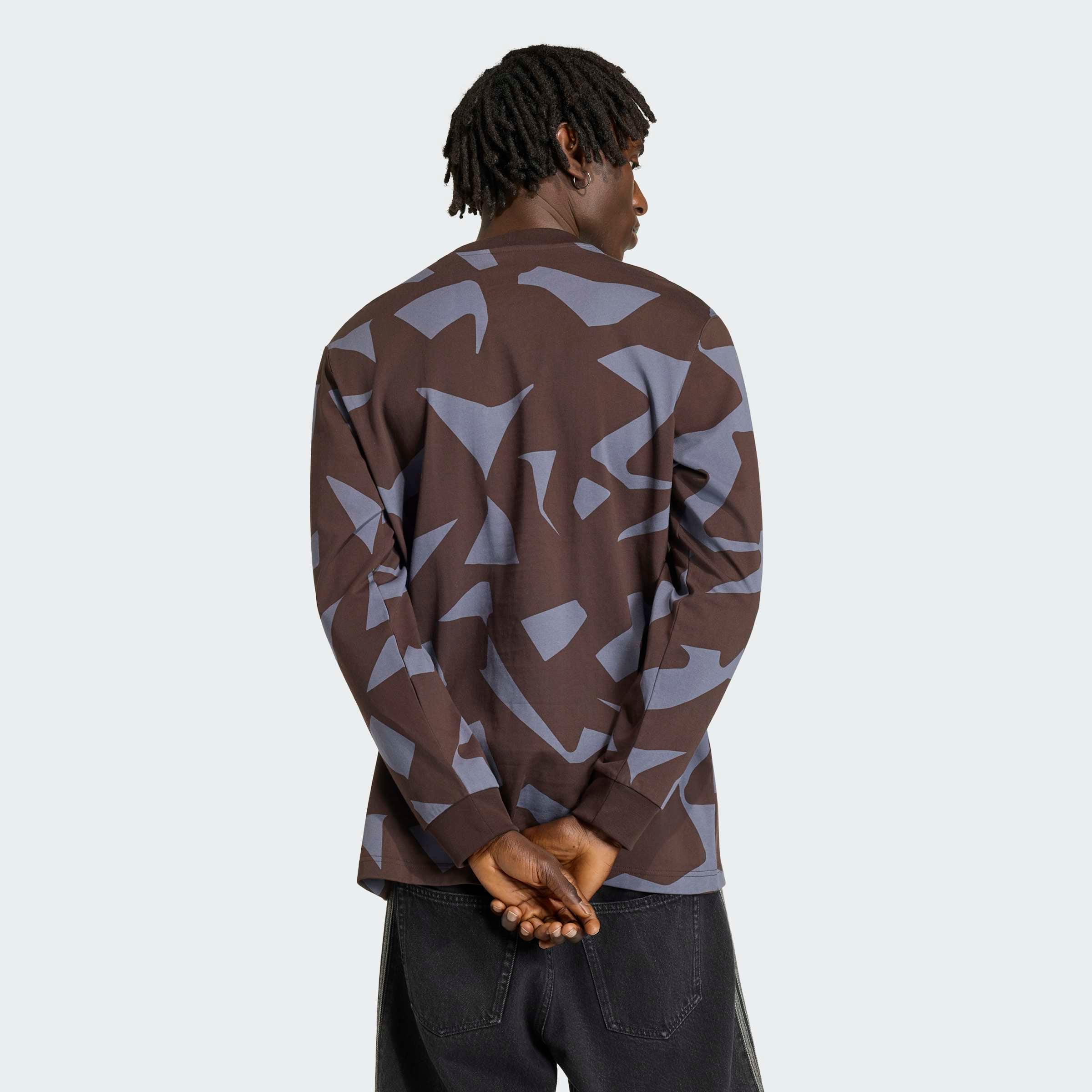 AMG Longsleeve, Unisex - dunkelbraun, XXL