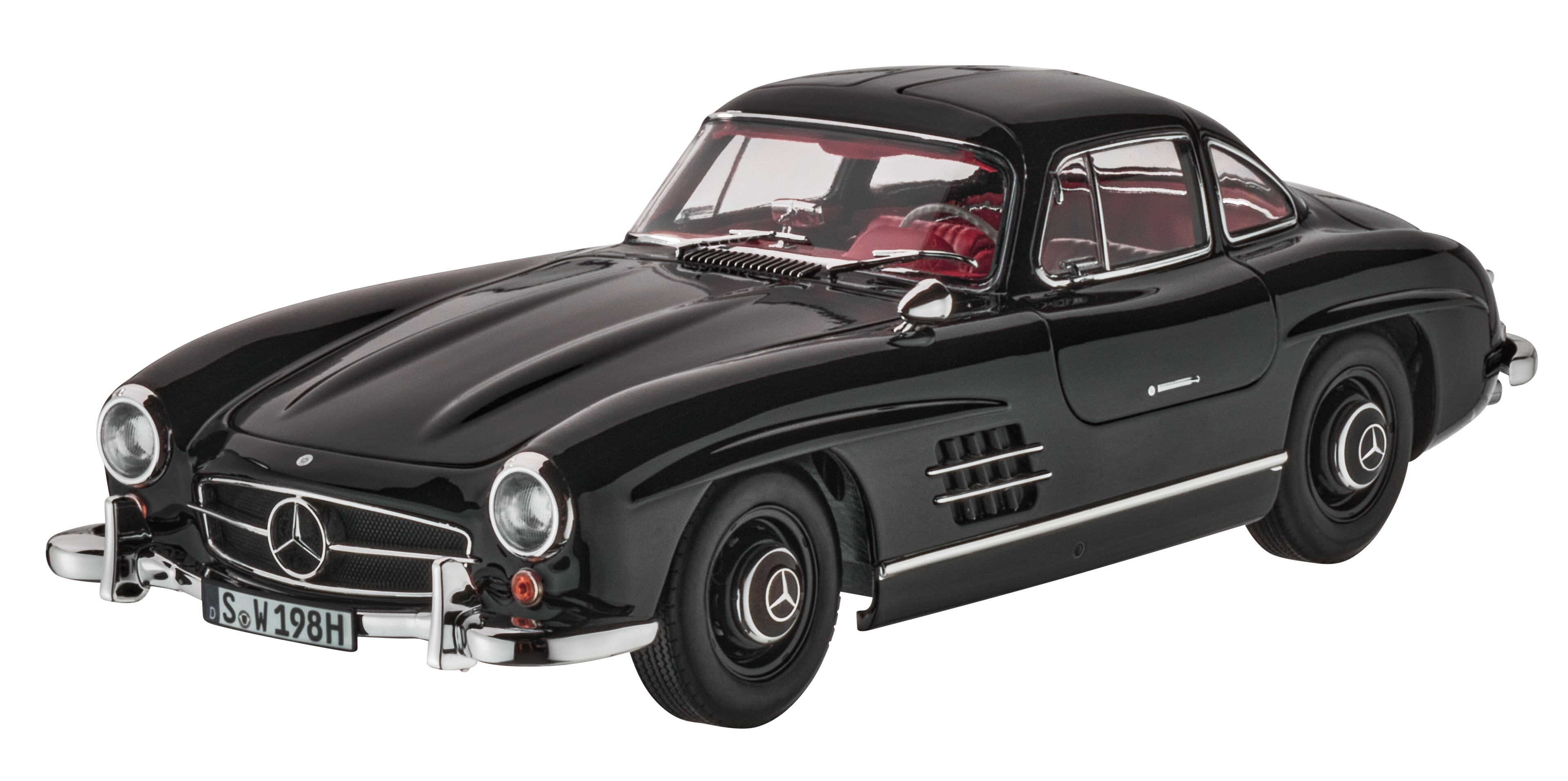 300 SL coupé (1954-1963) W 198 - zwart, Norev, 1:18